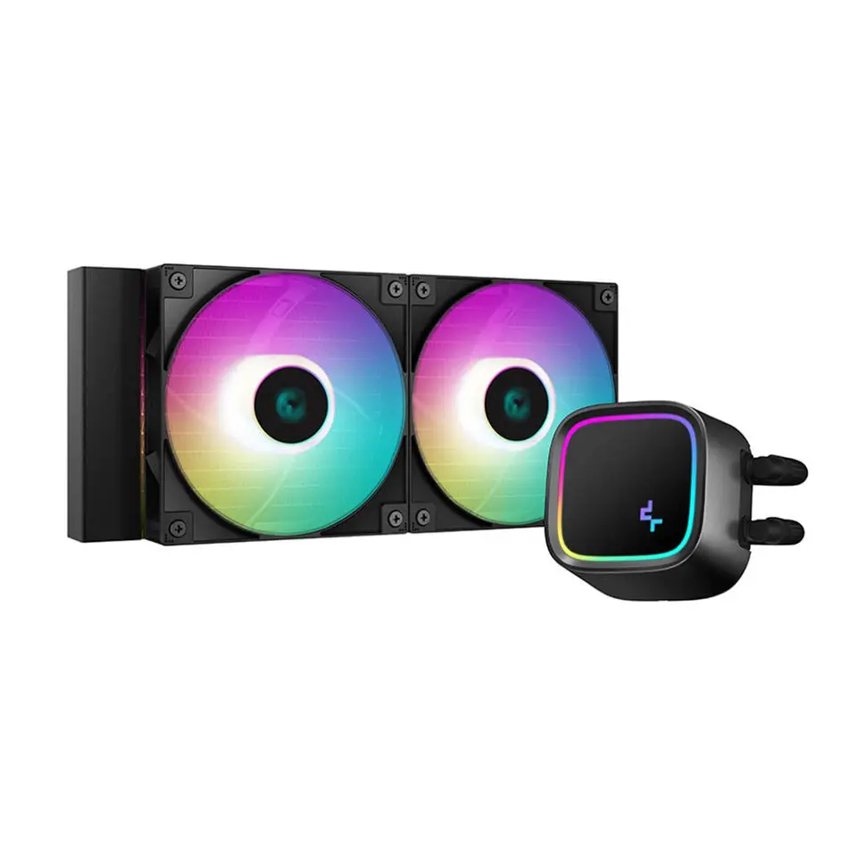 DeepCool LCSDCLE520 | Suwuklykly Sowadyjy Ulgam 240mm RGB Iki Fan
