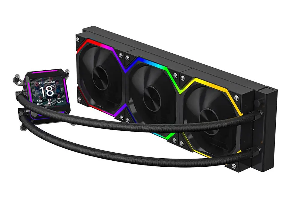 LG LQJLASR | CPU suwuk sowadyjy ulgam 360mm RGB üç wentilator