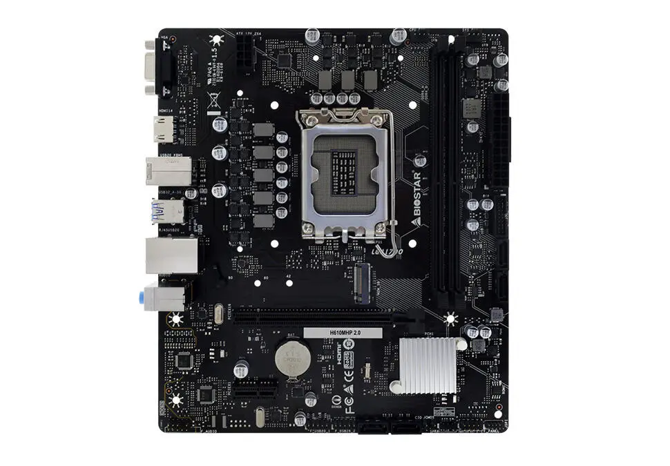 BIOSTAR MBBH610 | Anakart LGA1700 DDR4 MicroATX M.2 Slot