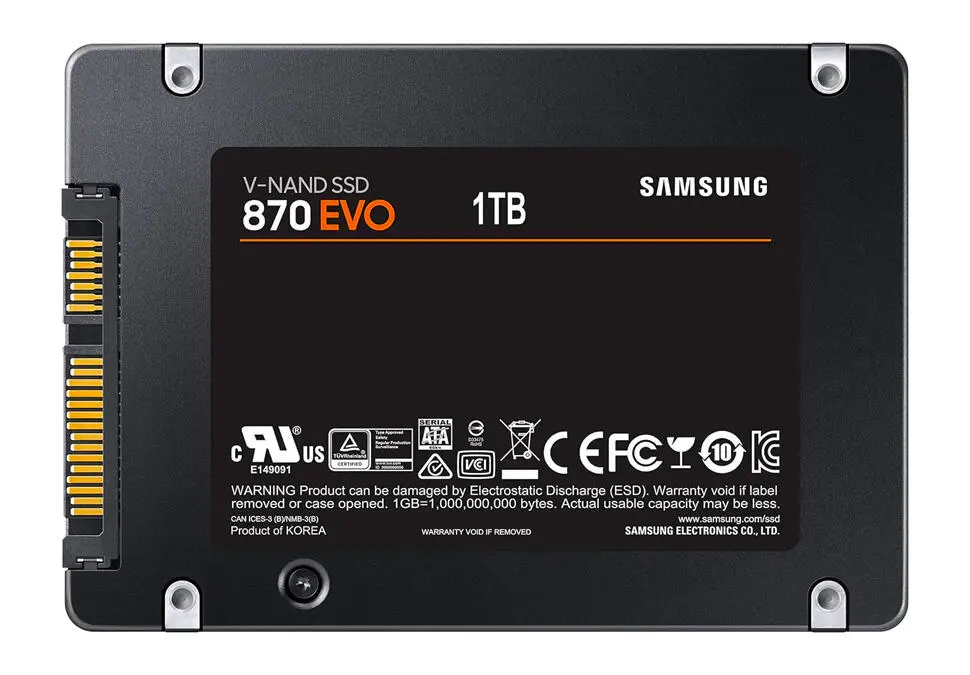 Samsung 1TB 870 EVO | SSD 2.5" SATA High-Speed Storage