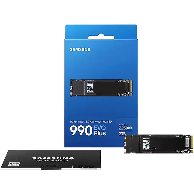Samsung 990 EVO PLUS | SSD M.2 NVMe Gen4 2ТБ 7250МБ/с