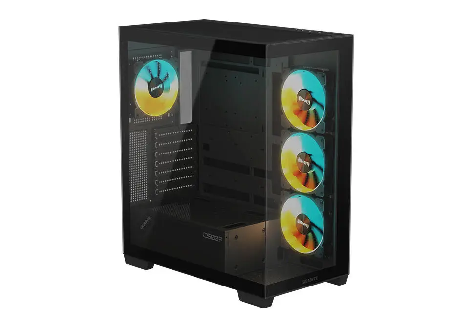 Gigabyte CASEGAC500P | Kompýuter korpusy aýna RGB USB 3.0 FATX