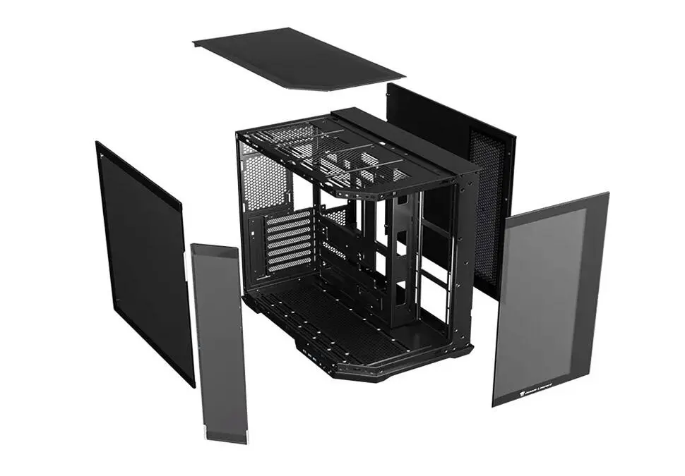 Jungle CASEJLAS1 | Kompýuter korpusy ATX aýna gara 1xUSB3.0 2xUSB2.0 BPsiz