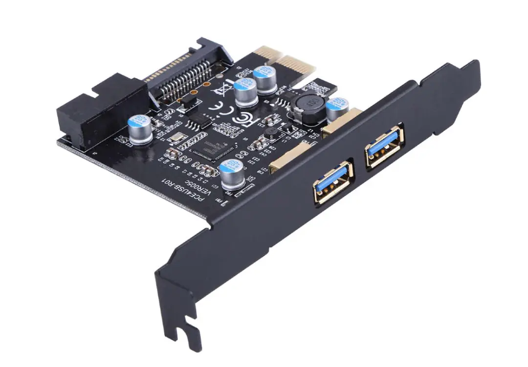 PCEFP PCEFP3.0 | PCI Express Card 2x USB 3.0 Front Panel Support
