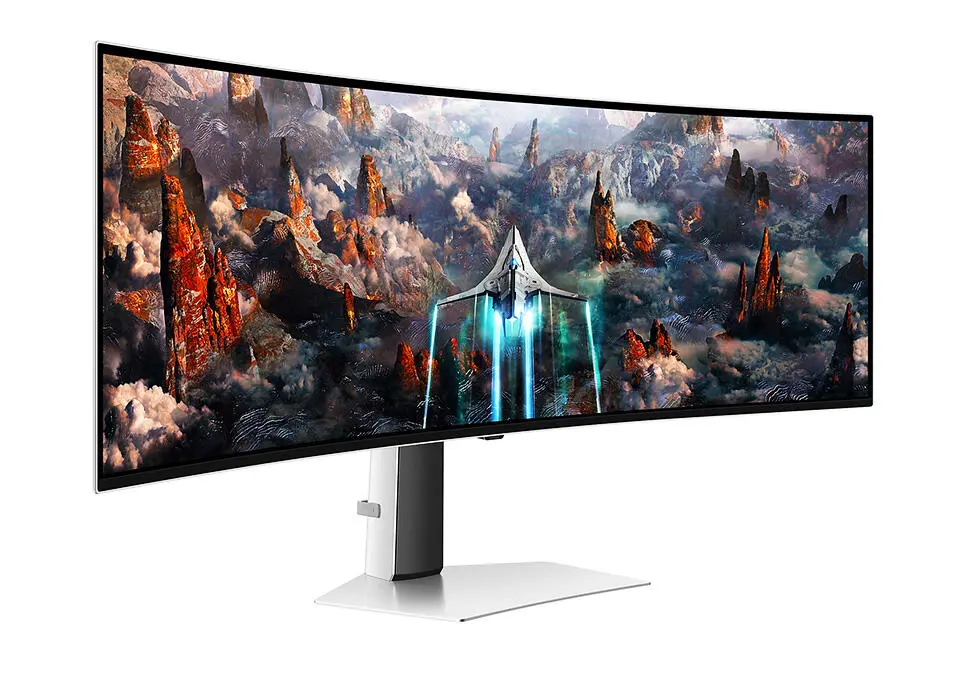 Samsung Odyssey G9 G93SC | Oýun monitory 49" OLED egrilen 240 Hz
