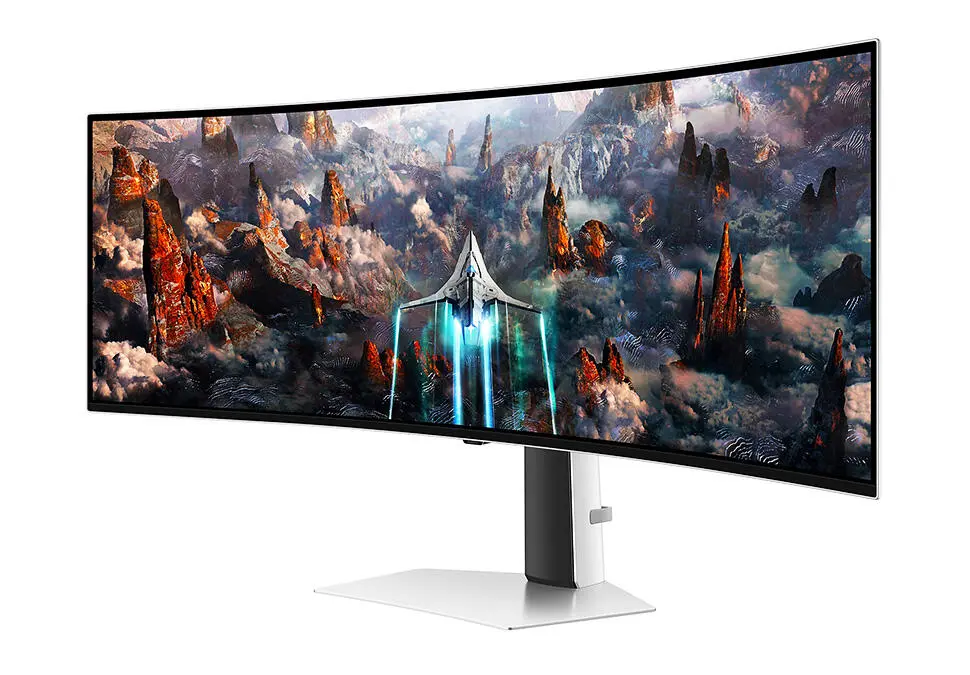 Samsung Odyssey G9 G93SC | Oýun monitory 49" OLED egrilen 240 Hz