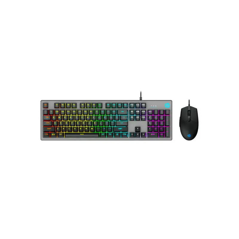HP KBHKM300F | Игровая клавиатура и мышь проводные подсветка английский черный