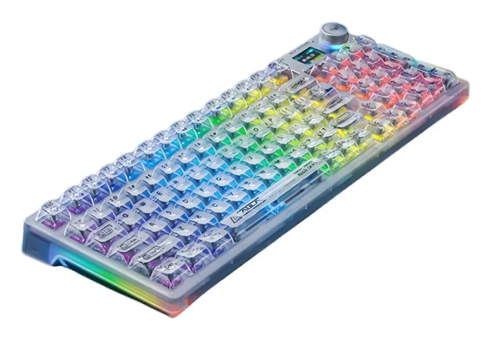 Aula KBAF98PWH | Oýun klawiaturasy simli simsiz BT 2.4GHz yşyklandyryş