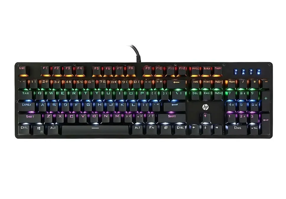 HP GK100F | Gaming Keyboard Wired RGB ENG/RUS/TM