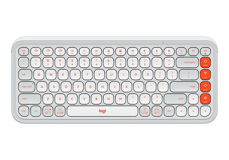 Logitech KBLPKGR | Wireless Gaming Keyboard ENG/RUS Beige-Grey