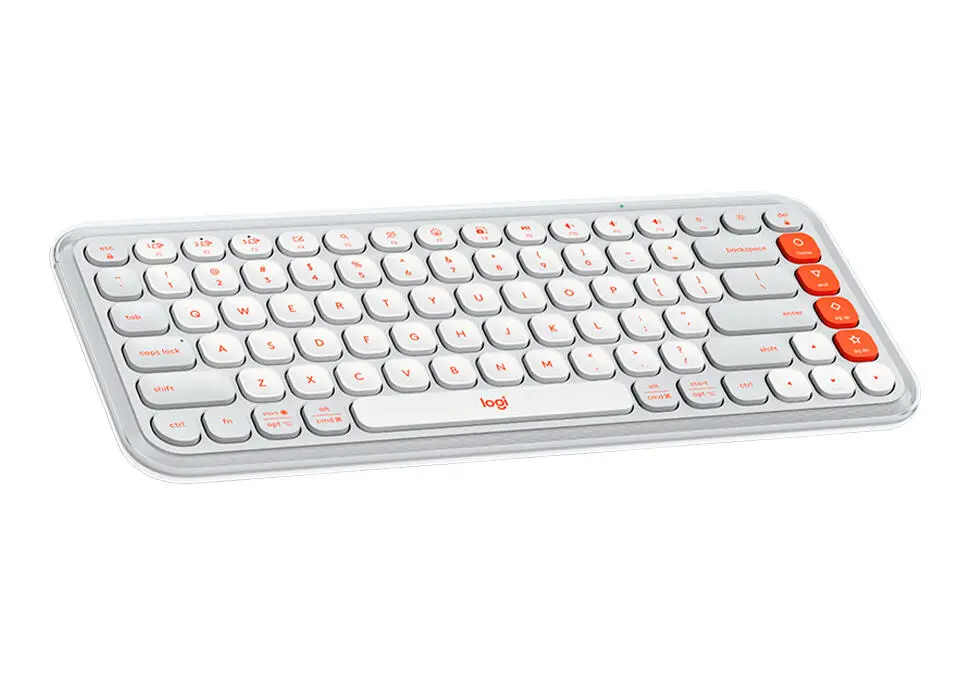 Logitech KBLPKGR | Wireless Gaming Keyboard ENG/RUS Beige-Grey