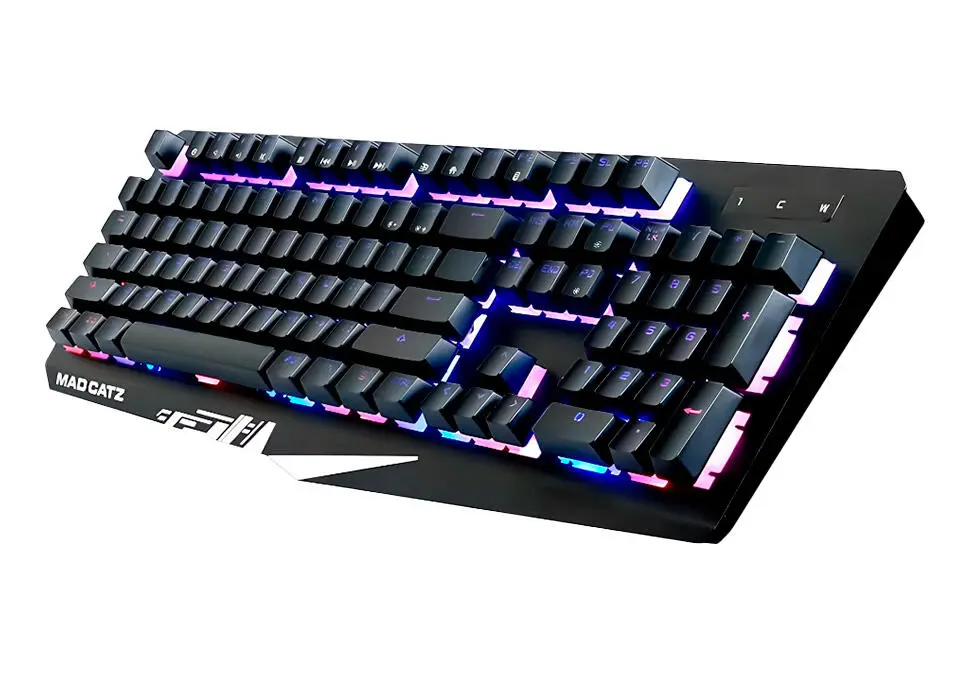 Mad Catz KBMCKS13MRUSBL00 | Oýun Klawiaturasy RGB Membran Simli