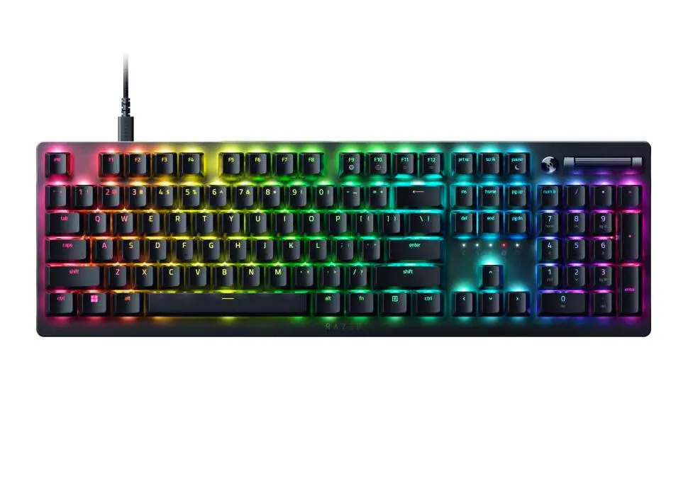 Razer DeathStalker V2 | Oýun Klawiaturasy Gyzyl Switç RGB ENG/RUS USB