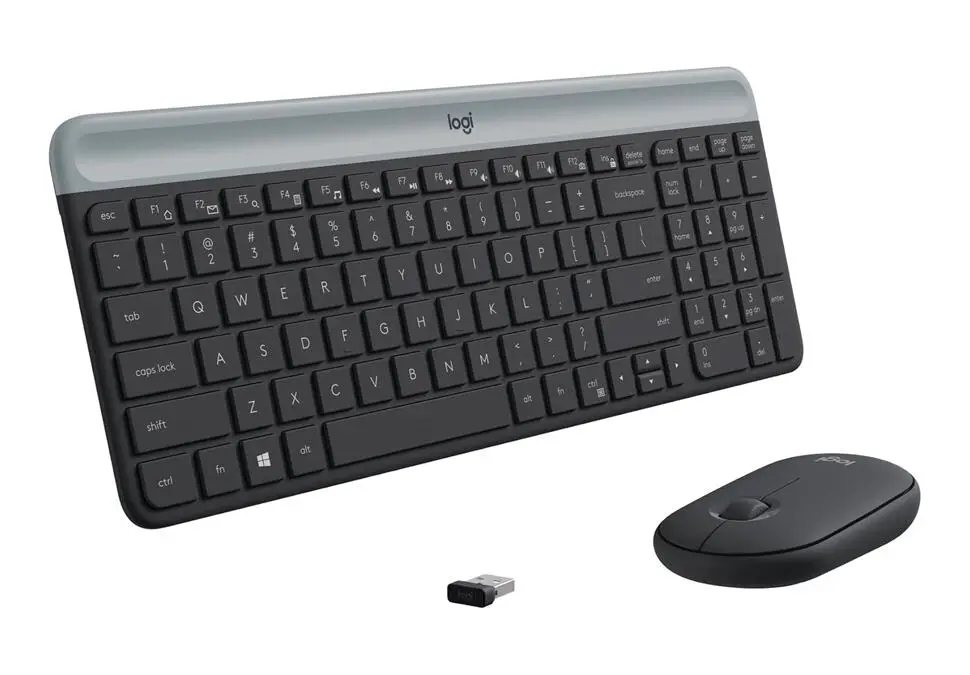 Logitech KBLMK470 | Беспроводной комплект клавиатура и мышь ENG-RUS Черный