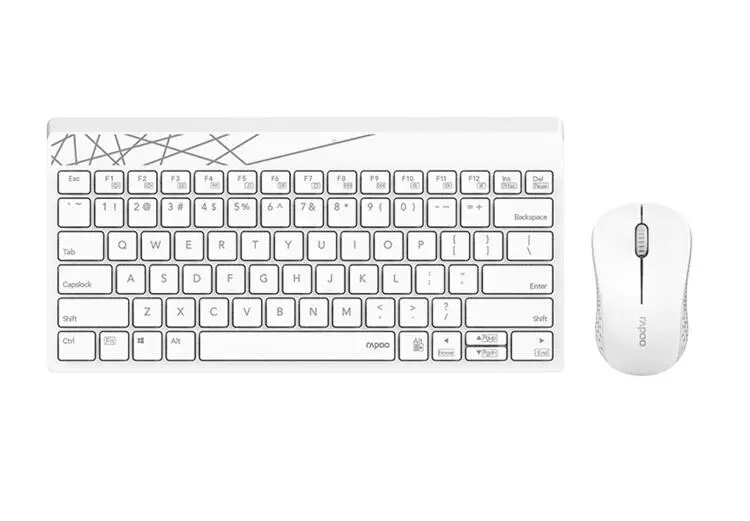 RAPOO KBR8000SW | Simsiz klawiatura + syçanjyk ENG-RUS-TM ýerleşişi