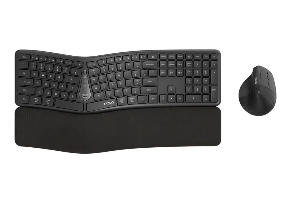 RAPOO KBR8810SE | Simsiz klawiatura + syçan Ergonomika ENG/RU