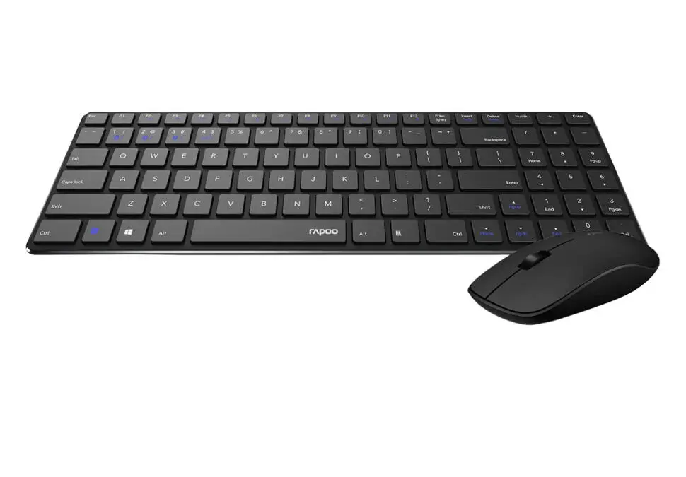 RAPOO 9300M | Wireless Keyboard + Mouse Combo Silent Multimode