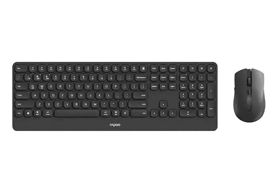 RAPOO KBR9510MBLK | Беспроводной комплект клавиатура и мышь ENG/RU ультратонкий