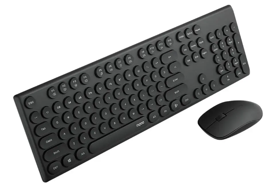 RAPOO KBRX260S | Wireless Keyboard and Mouse Combo ENG/RU Black