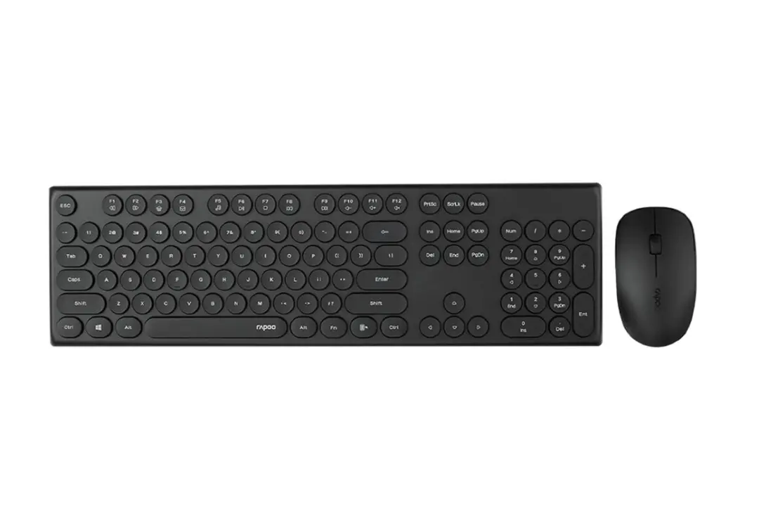 RAPOO KBRX260S | Wireless Keyboard and Mouse Combo ENG/RU Black