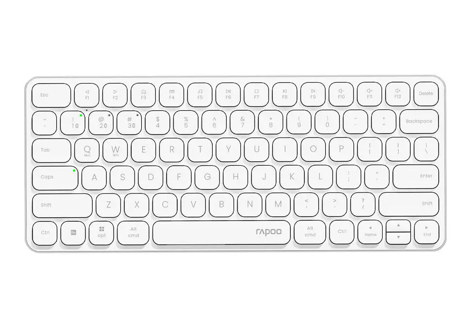 RAPOO E9050L | Беспроводная клавиатура ENG-RUS Ультратонкая Белая