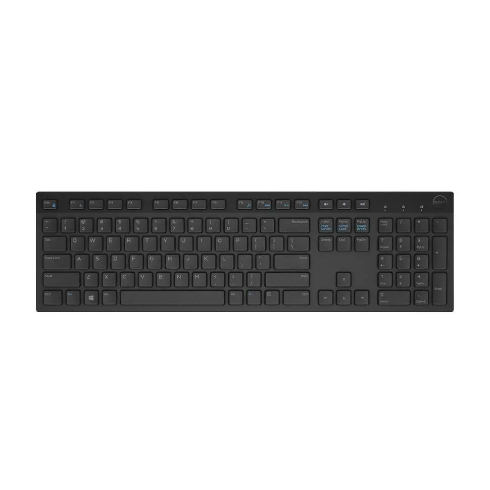 DELL KB216 | Simli Klawiatura Iňlis Rus Gara USB