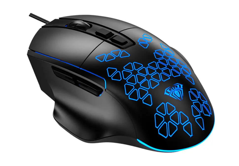 AULA F812 | Oýun Syçanjygy Optiki RGB Simli Gara