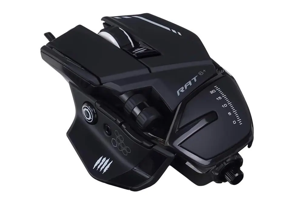 MAD CATZ RAT 6+ | Gaming Mouse Optical Wired 12000 DPI