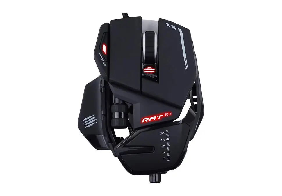MAD CATZ RAT 6+ | Gaming Mouse Optical Wired 12000 DPI
