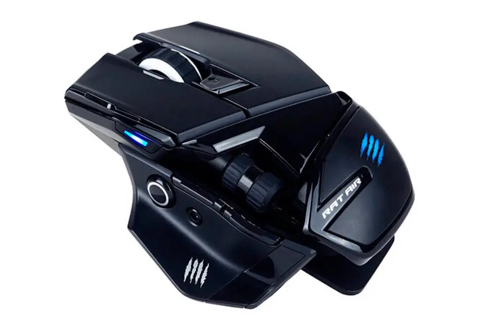 MAD CATZ MOUPMCMR04DHAMBL00 | Oýun syçanjygy simli/simsiz, zarýadly haly bilen