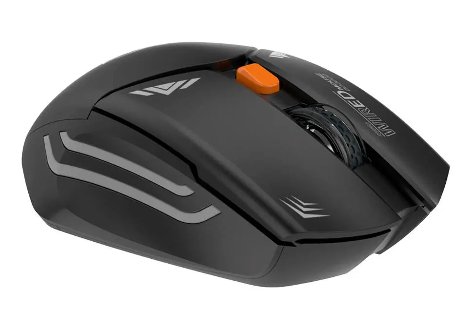 Porodo PDX323-BK | Gaming Mouse Wireless Ergonomic Black