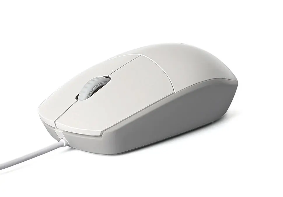 RAPOO MOURN100WH | Optical Wired Mouse 1600 DPI White
