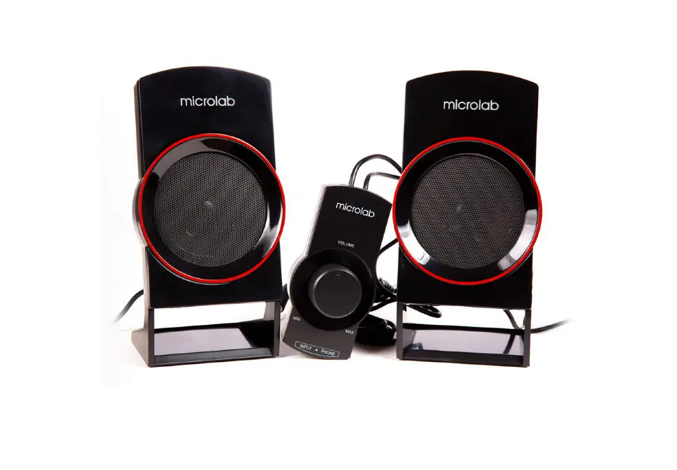 MICROLAB SPMM111 | PC Speaker 2.1 System 12W Black