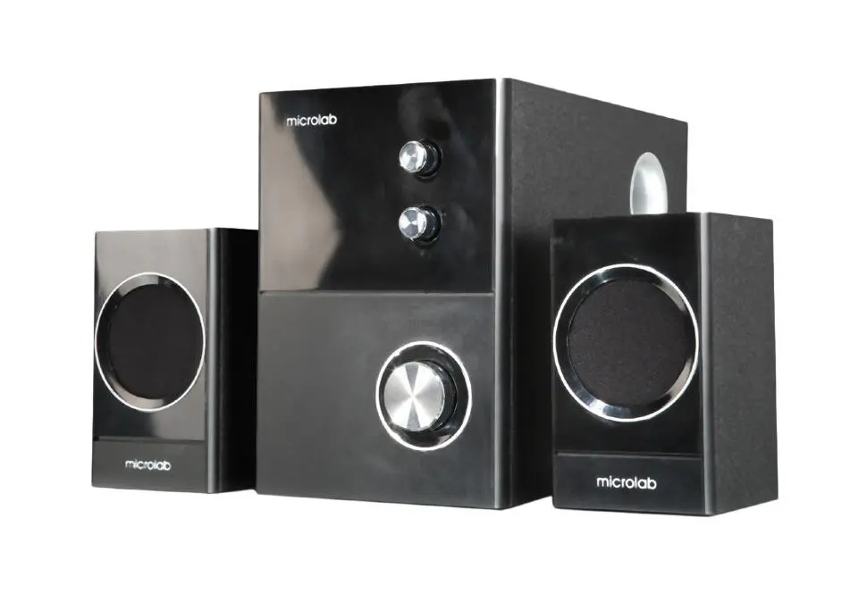 Microlab SPMM223 | PC üçin gürleýji 2.1 ulgam, 17W, gara