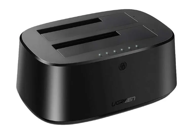 UGREEN DSUGCM198 | Iki diskli Dock stansiýasy 2.5"/3.5" HDD USB 3.0