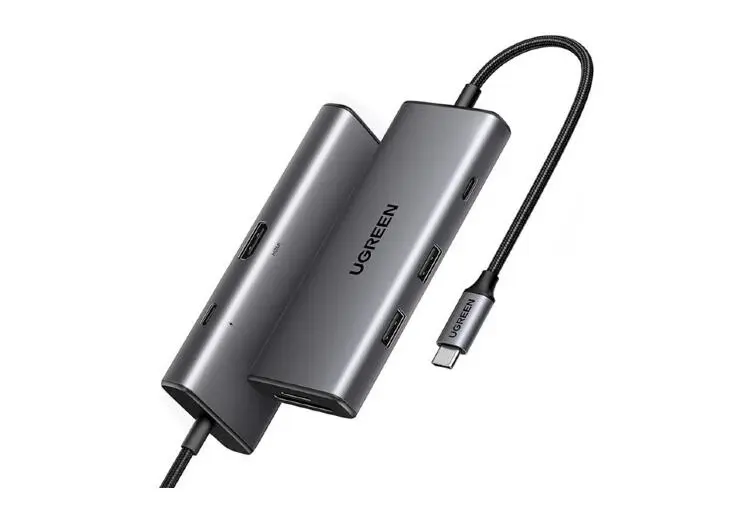 UGREEN DSUGCM498 | Док-станция 7-в-1 Type-C HDMI 4K PD