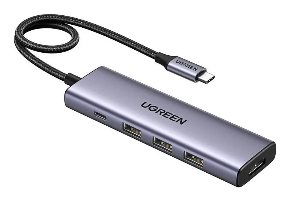 UGREEN DSUG15596 | 5-in-1 Dok Stansiýasy Type-C 3xUSB3.0 HDMI 4K PD Goňur