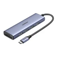 UGREEN DSUG20956A | Dok stansiýasy 6-in-1 Type-C HDMI 4K