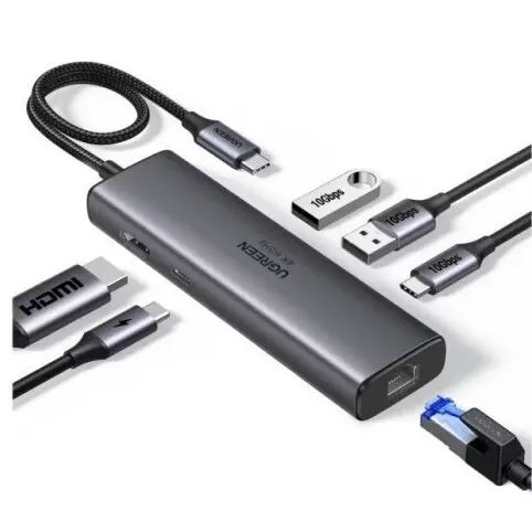 UGREEN DSUG45000 | Dok stansiýasy 6-ý 1-de Type-C 4K HDMI