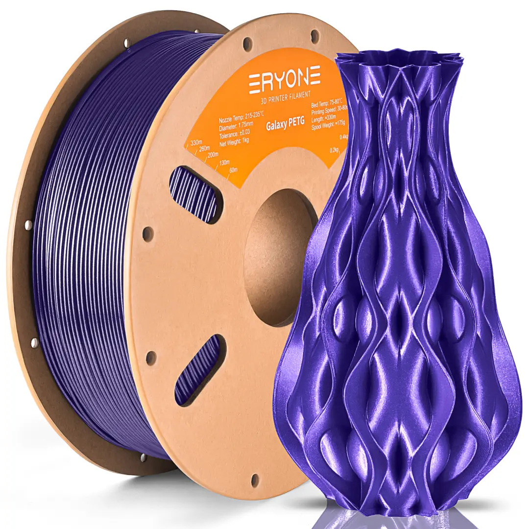 ERYONE FILGALRED | 3D Printer Filamenti 1,75mm Galaxy Sparkly gyzyl PLA