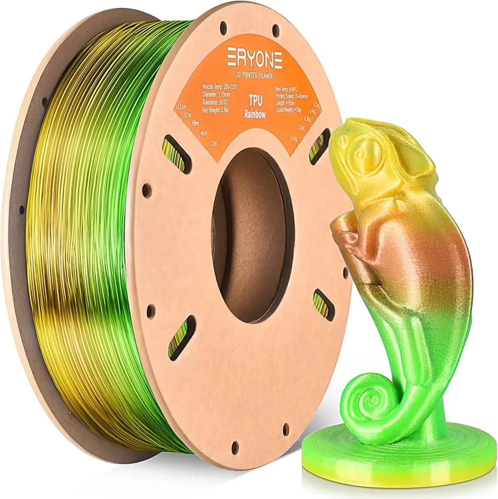 ERYONE FILEOSVORT | 3D Printer Filamenti 1.75mm Reňkli Silk PLA