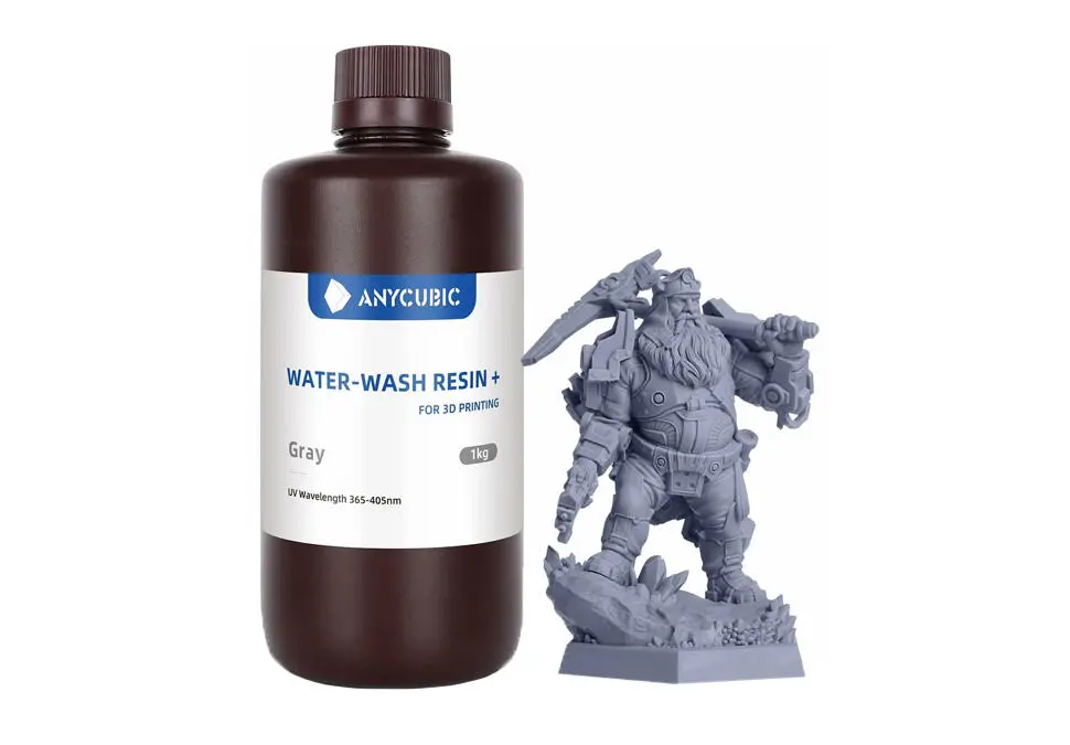 Anycubic PRIN3DRZN | 3D Printer üçin Suw bilen Arassalanýan Rezin 1KG