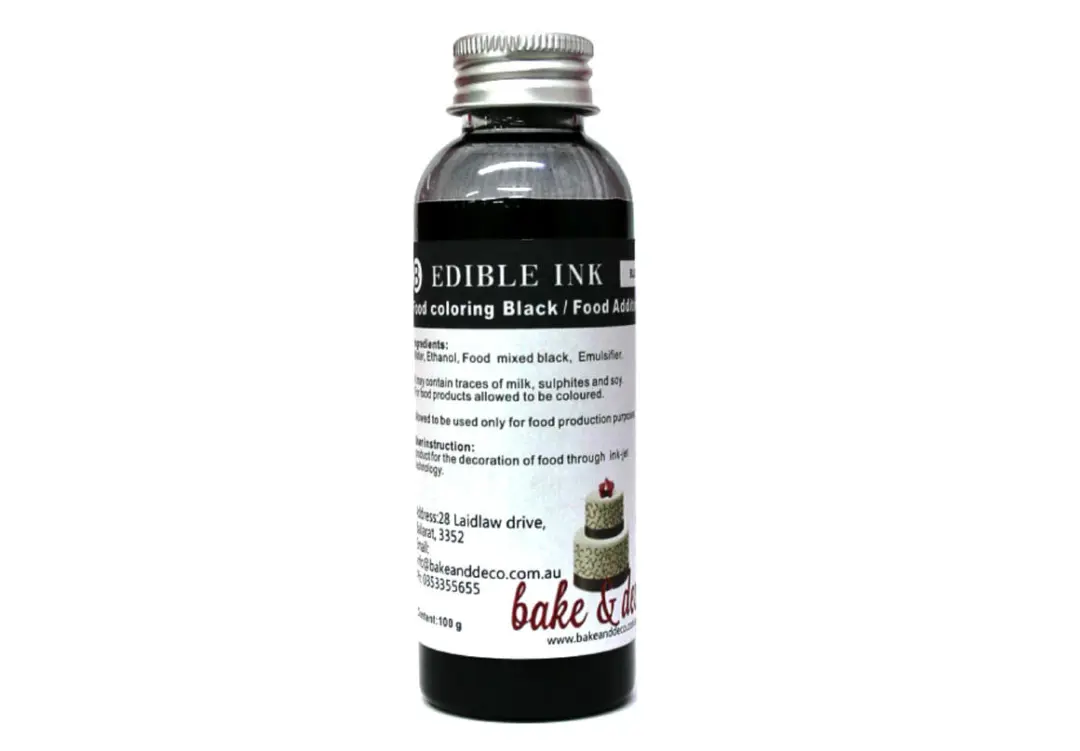 Canon INKF100MLBLK | Iýmit üçin gara syý 100ml Canon HP Epson üçin