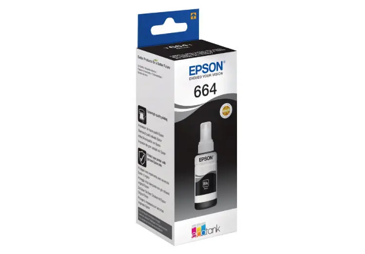Epson INKC13T66414A | Чернила для принтера черные 70 мл