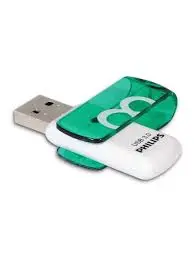 Philips FLPH8GFD05B | Флешка 8ГБ USB 2.0 Белая