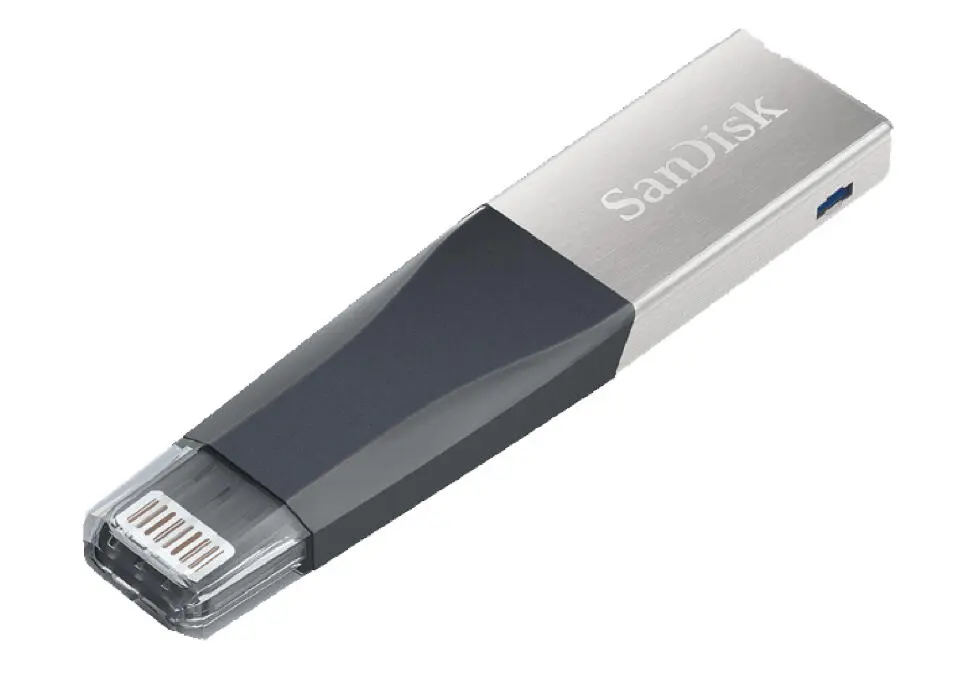 SanDisk FLSA128GSDIX | Fleş-disk 128GB USB 3.0 Lightning iPhone üçin