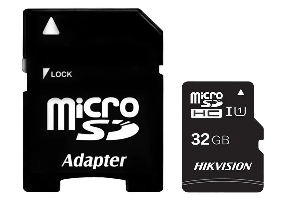 HIKVISION MICSDHV32GBC10 | Карта MicroSD 32ГБ Класс 10 92МБ/с + Адаптер