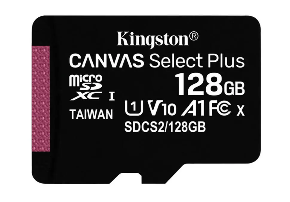 Kingston MICSDKI128GC10 | microSD Card 128GB Class 10 100MB/s