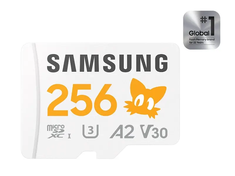 Samsung MICSDSAM256GC10 | microSD карта 256 ГБ PRO Plus 130 МБ/с + адаптер