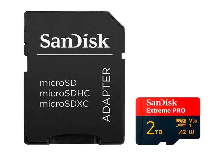 SanDisk MICSDSA2TB | microSD Karta 2TB Extreme Pro Class 10 250MB/s